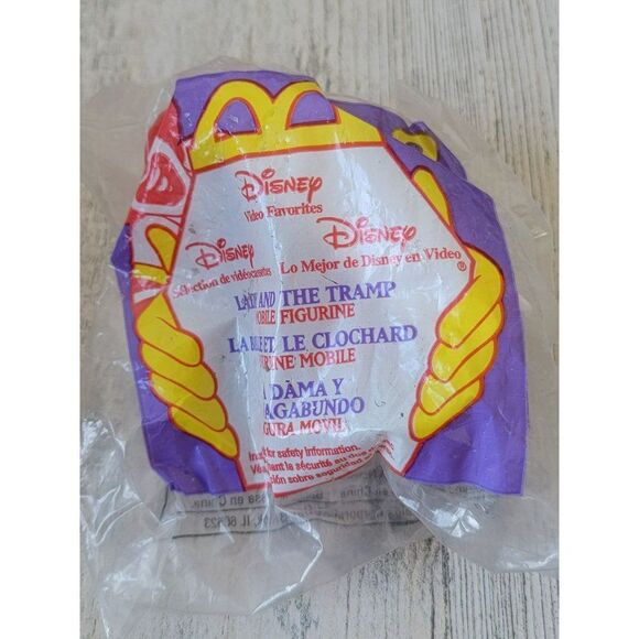 McDonald's lady Tramp VHS mobile figurine toy - Picture 1 of 5